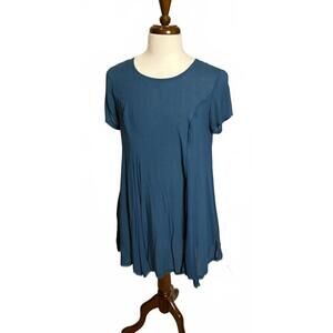 Silence + Noise Short-Sleeve Dress Size L
